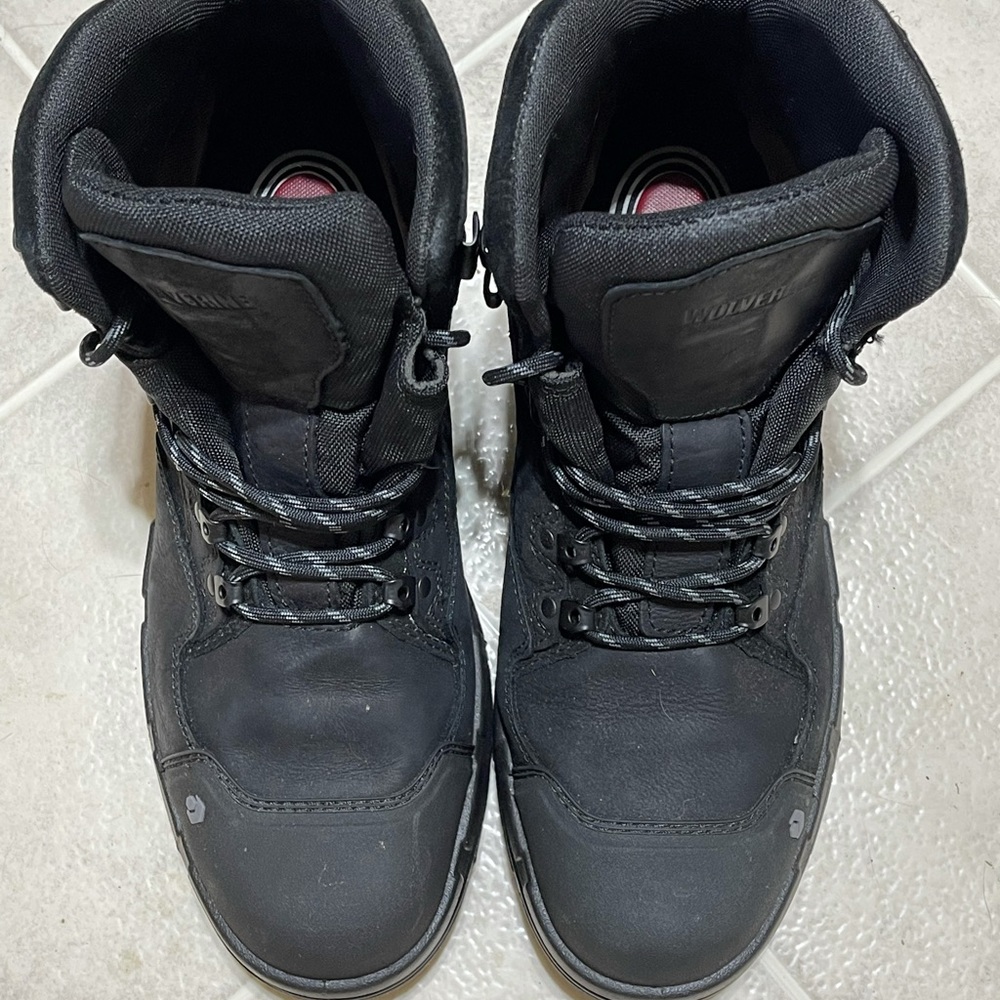 Men’s wolverine steel toe boots size 12